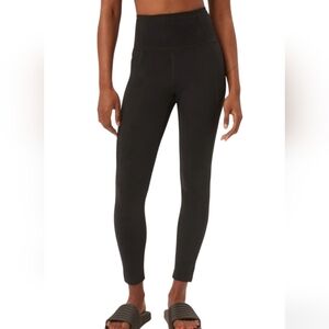 Girlfriend Collective Leggings Size Small Black Compressive High Rise Ankle 7/8